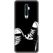 Чехол Uprint OPPO Reno2 Z Black Sneakers