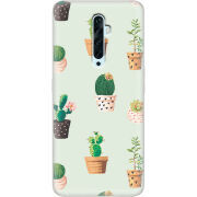 Чехол Uprint OPPO Reno2 Z L-green Cacti