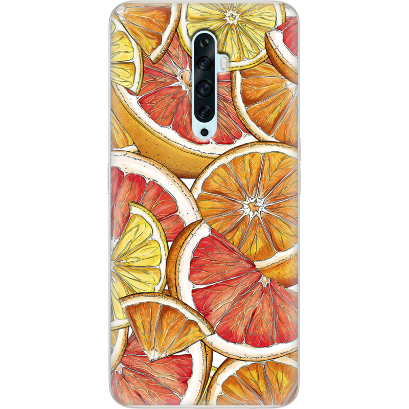 Чехол Uprint OPPO Reno2 Z Citrus Pattern