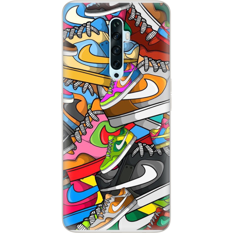 Чехол Uprint OPPO Reno2 Z Sneakers