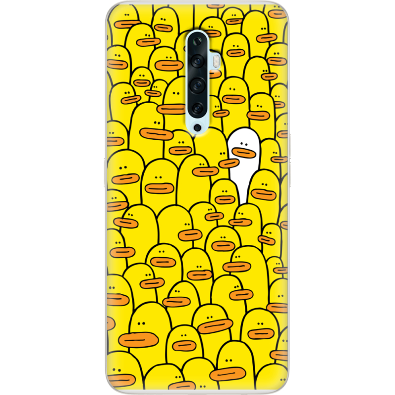 Чехол Uprint OPPO Reno2 Z Yellow Ducklings