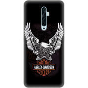 Чехол Uprint OPPO Reno2 Z Harley Davidson and eagle