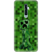 Чехол Uprint OPPO Reno2 Z Minecraft Creeper