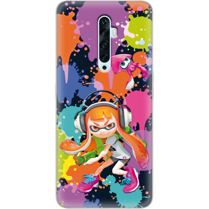 Чехол Uprint OPPO Reno2 Z Splatoon Inklings