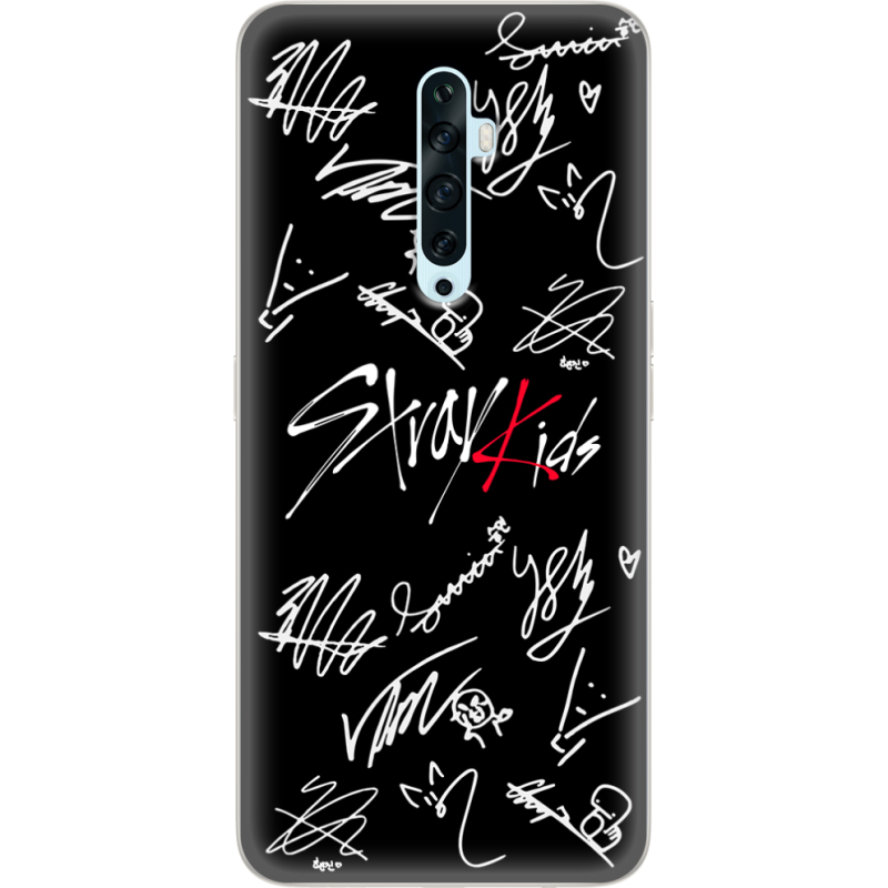 Чехол Uprint OPPO Reno2 Z Stray Kids автограф