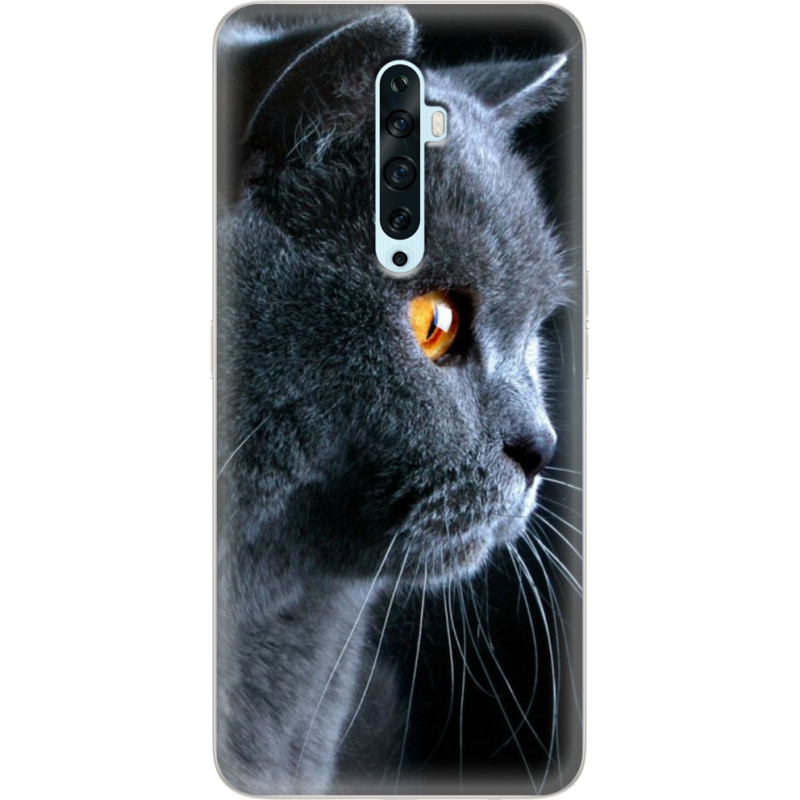 Чехол Uprint OPPO Reno2 Z English cat