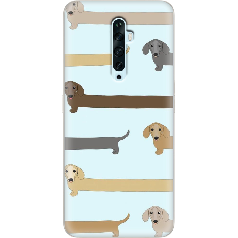 Чехол Uprint OPPO Reno2 Z Dachshund