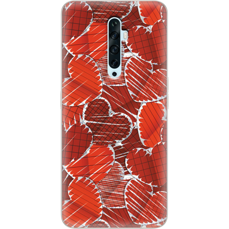 Чехол Uprint OPPO Reno2 Z Heart Strings