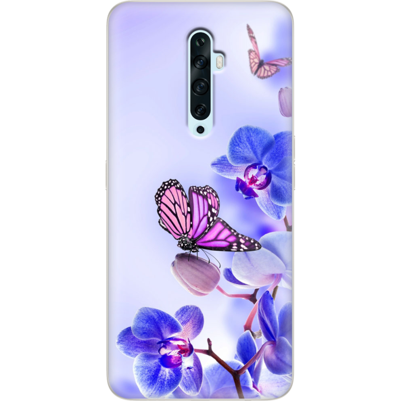 Чехол Uprint OPPO Reno2 Z Orchids and Butterflies