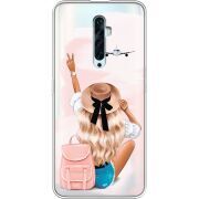 Прозрачный чехол Uprint OPPO Reno2 Z Travel Girl