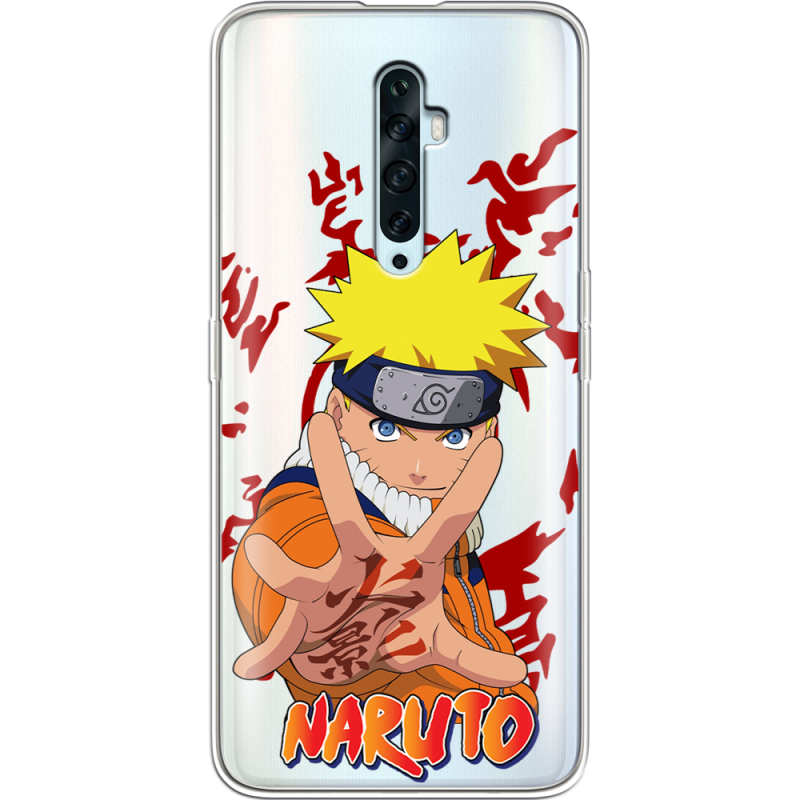 Прозрачный чехол Uprint OPPO Reno2 Z Naruto