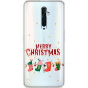 Прозрачный чехол Uprint OPPO Reno2 Z Merry Christmas