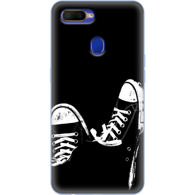 Чехол Uprint OPPO A5s Black Sneakers