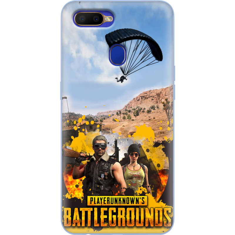 Чехол Uprint OPPO A5s Pubg parachute