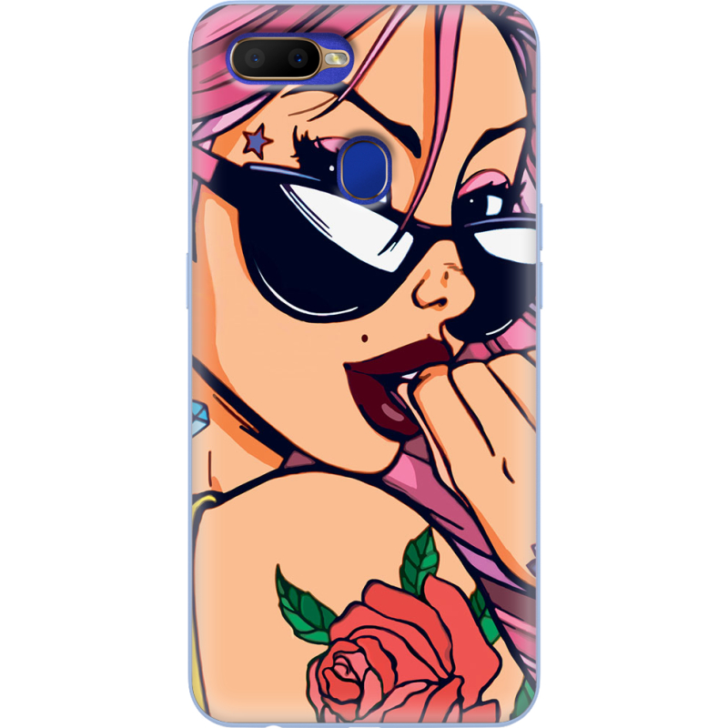 Чехол Uprint OPPO A5s Pink Girl