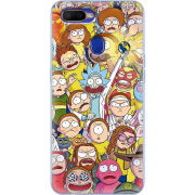 Чехол Uprint OPPO A5s Rick and Morty