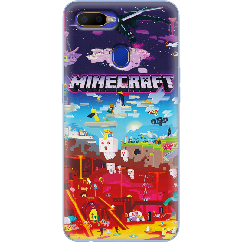 Чехол Uprint OPPO A5s Minecraft World Beyond