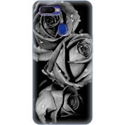 Чехол Uprint OPPO A5s Black and White Roses