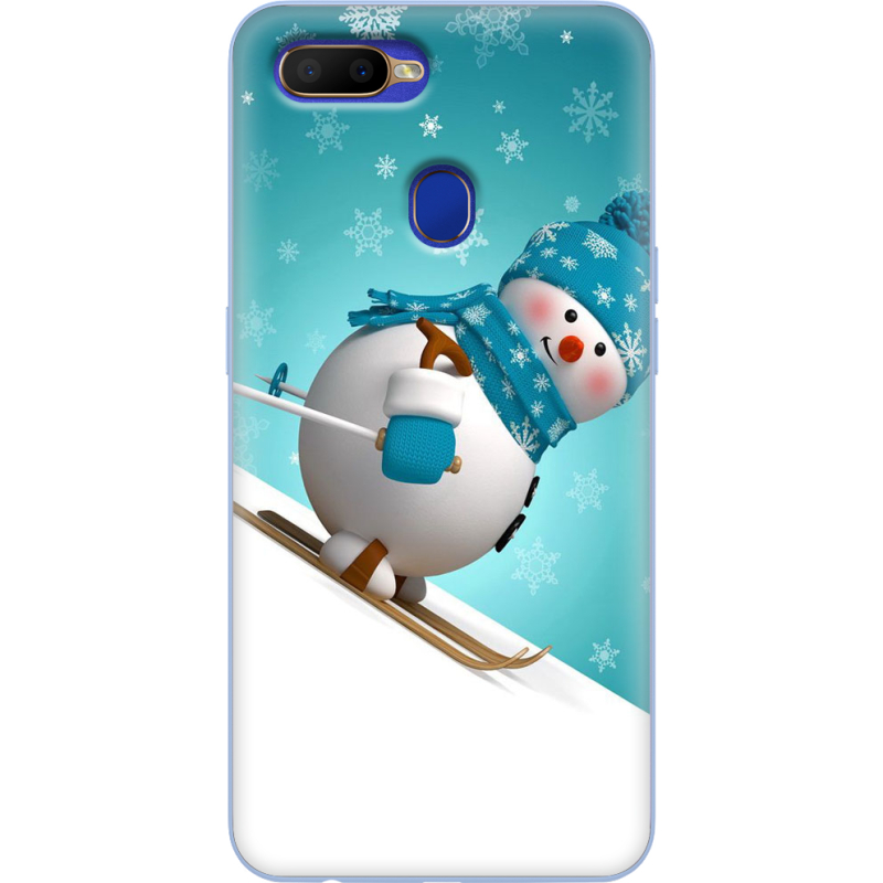 Чехол Uprint OPPO A5s Skier Snowman