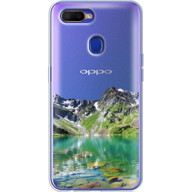 Прозрачный чехол Uprint OPPO A5s Green Mountain