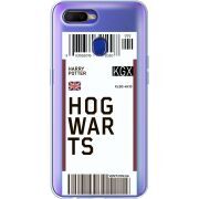 Прозрачный чехол Uprint OPPO A5s Ticket Hogwarts