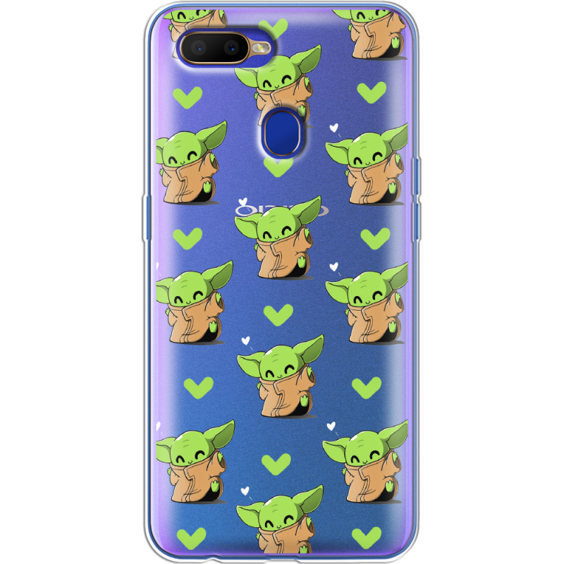 Прозрачный чехол Uprint OPPO A5s Pattern Baby Yoda