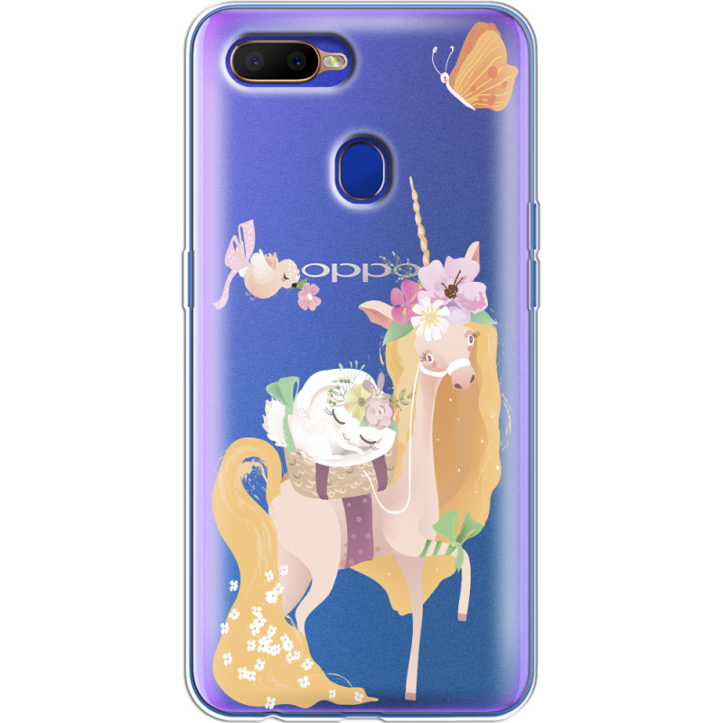 Прозрачный чехол Uprint OPPO A5s Uni Blonde