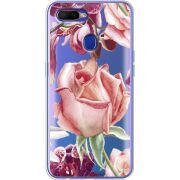 Прозрачный чехол Uprint OPPO A5s Rose