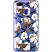 Прозрачный чехол Uprint OPPO A5s Cotton flowers