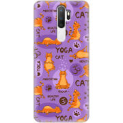 Чехол Uprint OPPO A5 2020 Yoga Cat