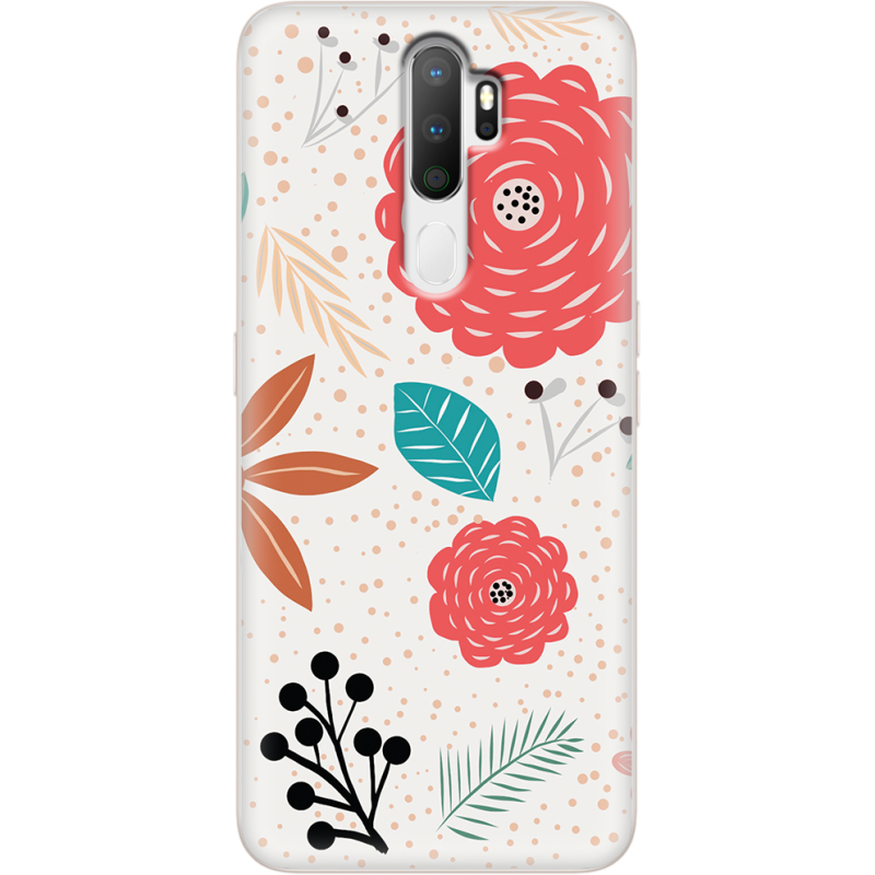 Чехол Uprint OPPO A5 2020 Line Flowers