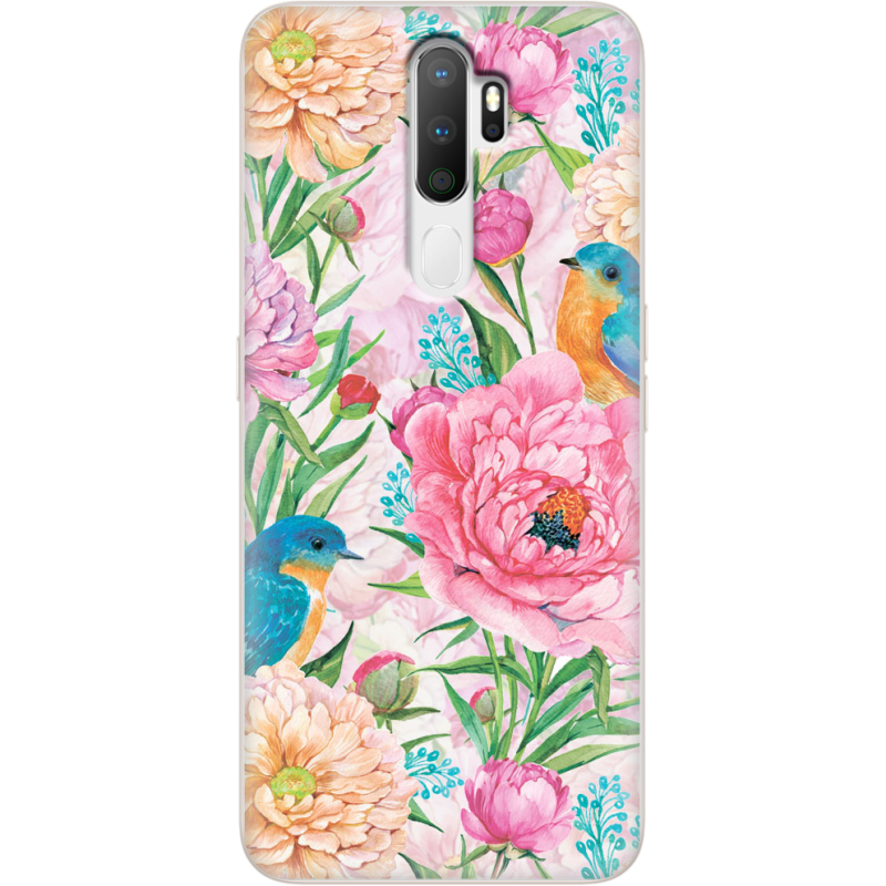 Чехол Uprint OPPO A5 2020 Birds in Flowers