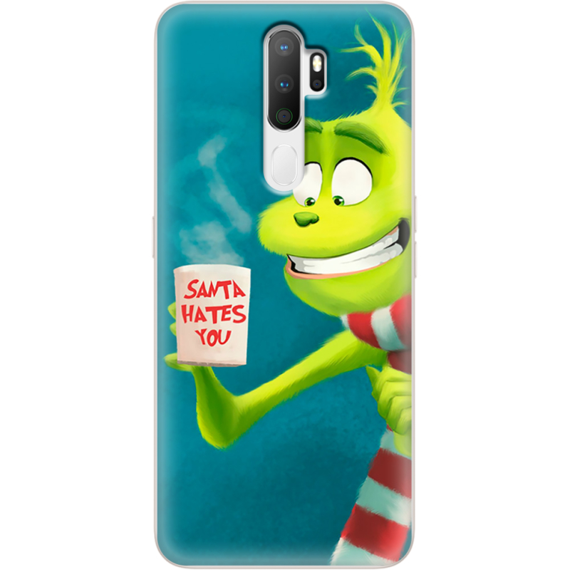 Чехол Uprint OPPO A5 2020 Santa Hates You