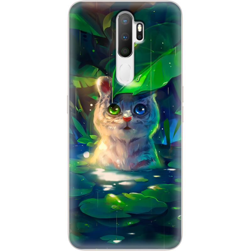 Чехол Uprint OPPO A5 2020 White Tiger Cub