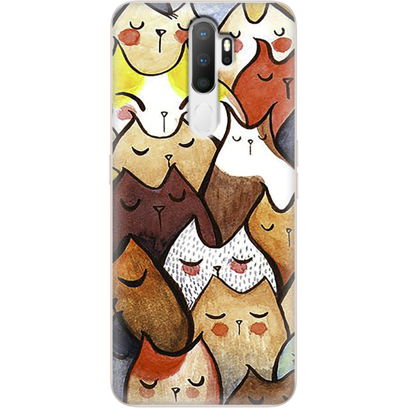 Чехол Uprint OPPO A5 2020 Sleepy Cats