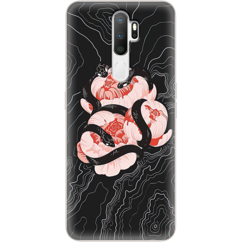 Чехол Uprint OPPO A5 2020 Snake Rose