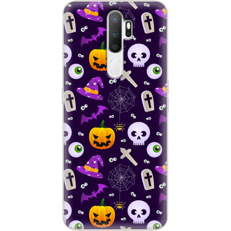 Чехол Uprint OPPO A5 2020 Halloween Purple Mood