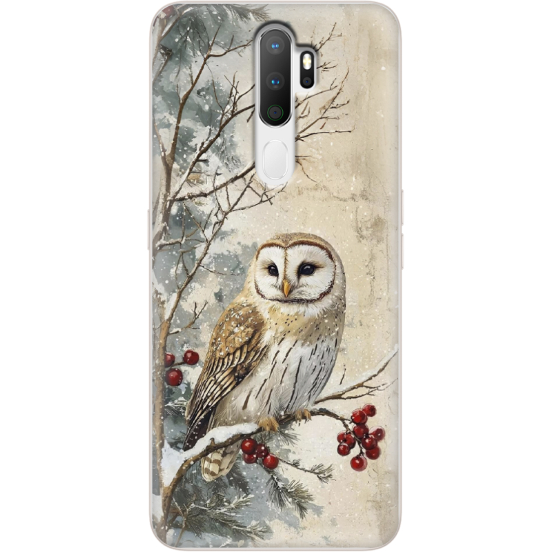 Чехол Uprint OPPO A5 2020 Christmas Owl
