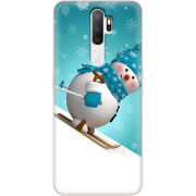 Чехол Uprint OPPO A5 2020 Skier Snowman