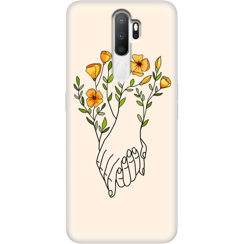 Чехол Uprint OPPO A5 2020 Flower Hands