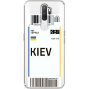 Прозрачный чехол Uprint OPPO A5 2020 Ticket Kiev