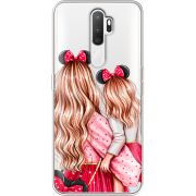 Прозрачный чехол Uprint OPPO A5 2020 Mouse Girls