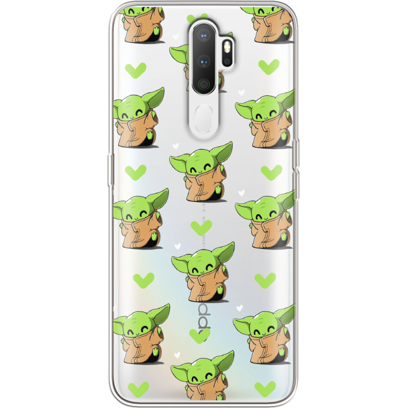 Прозрачный чехол Uprint OPPO A5 2020 Pattern Baby Yoda