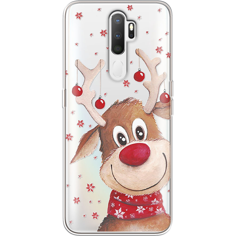 Прозрачный чехол Uprint OPPO A5 2020 Winter Deer