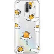 Прозрачный чехол Uprint OPPO A5 2020 Gudetama