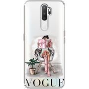 Прозрачный чехол Uprint OPPO A5 2020 VOGUE