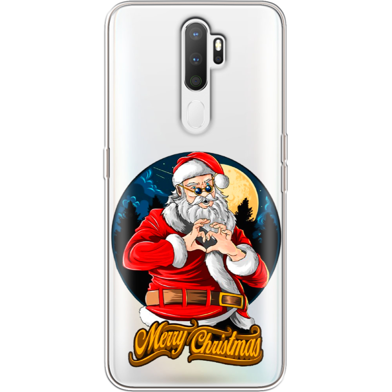 Прозрачный чехол Uprint OPPO A5 2020 Cool Santa