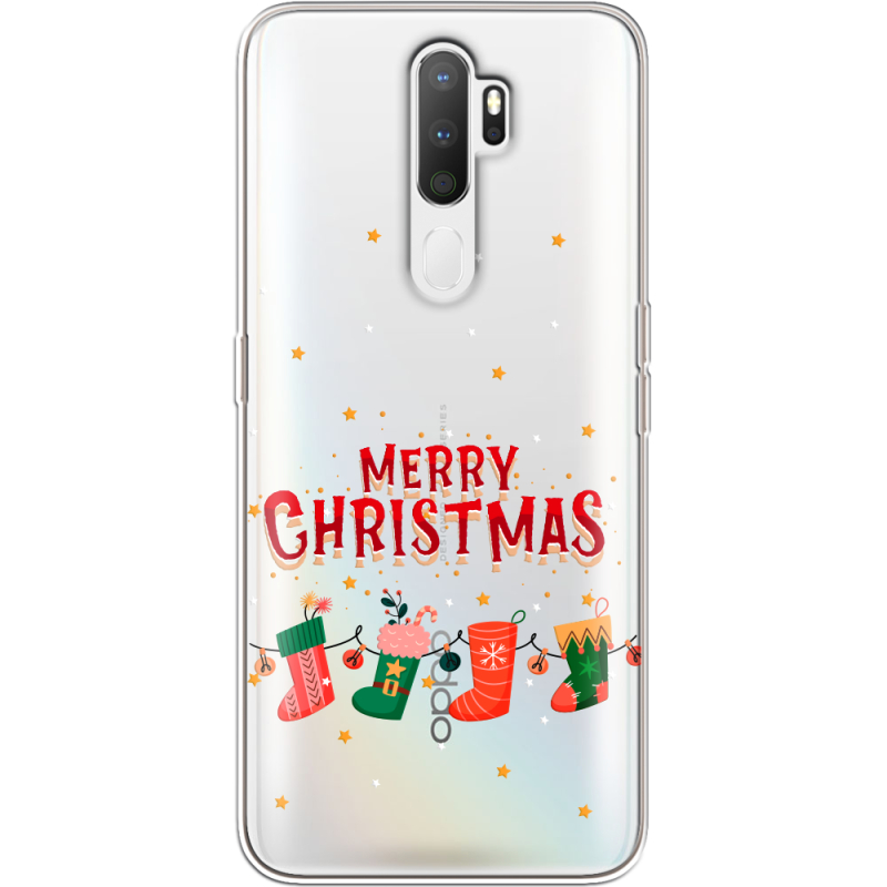 Прозрачный чехол Uprint OPPO A5 2020 Merry Christmas