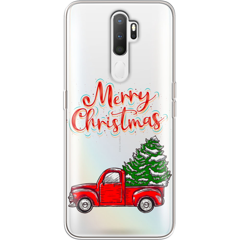 Прозрачный чехол Uprint OPPO A5 2020 Holiday Car