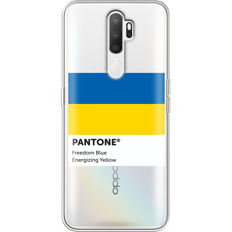 Прозрачный чехол Uprint OPPO A5 2020 Pantone вільний синій